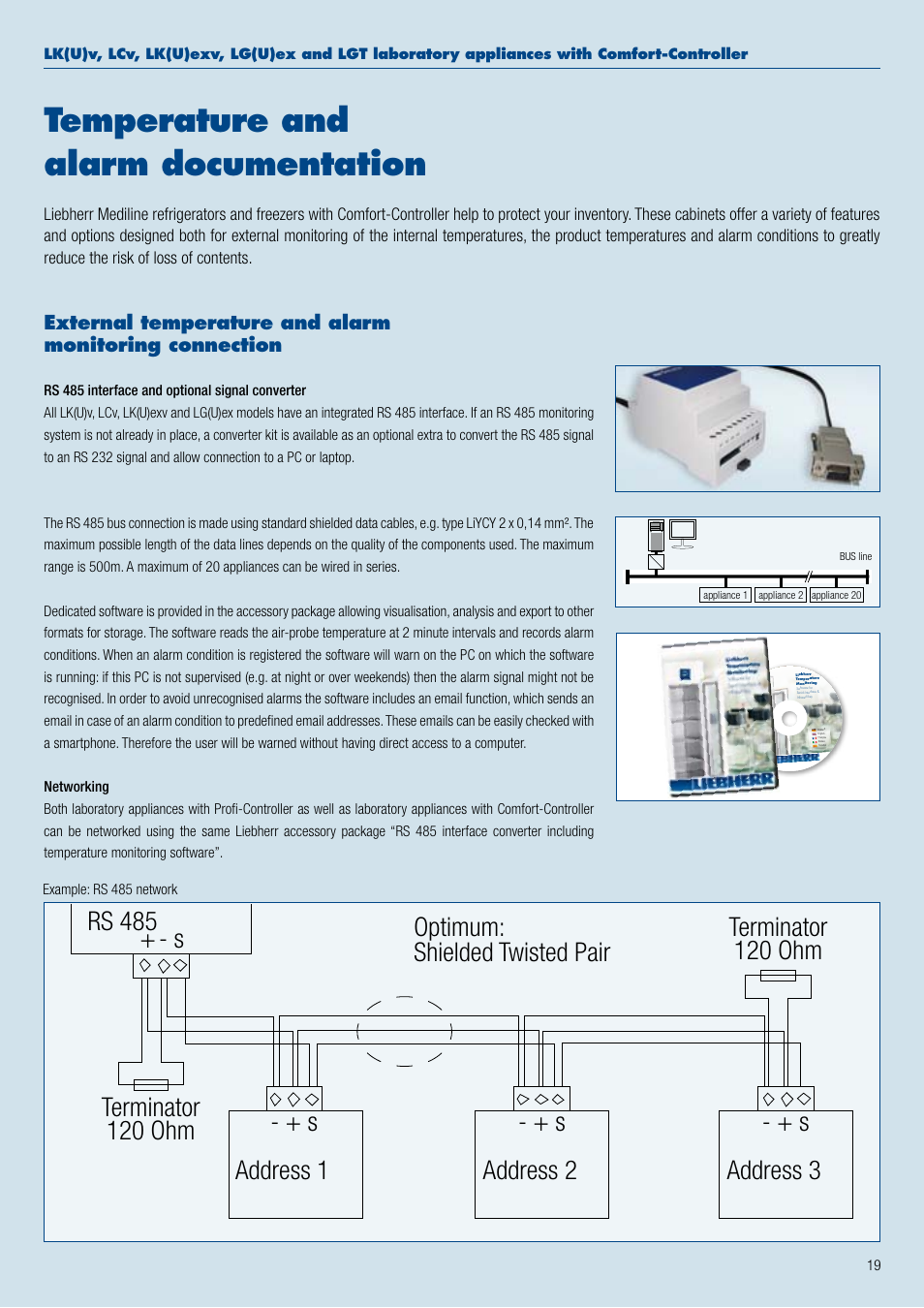 Temperature and alarm documentation | Liebherr WKt 4552 GrandCru User Manual | Page 19 / 36