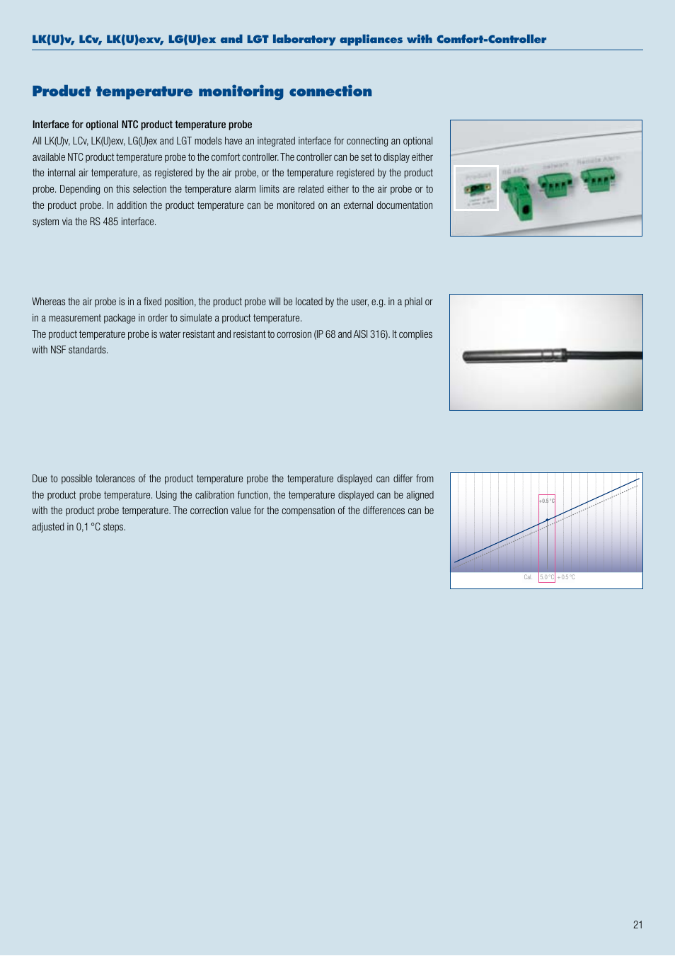 Product temperature monitoring connection | Liebherr WKt 4552 GrandCru User Manual | Page 21 / 36