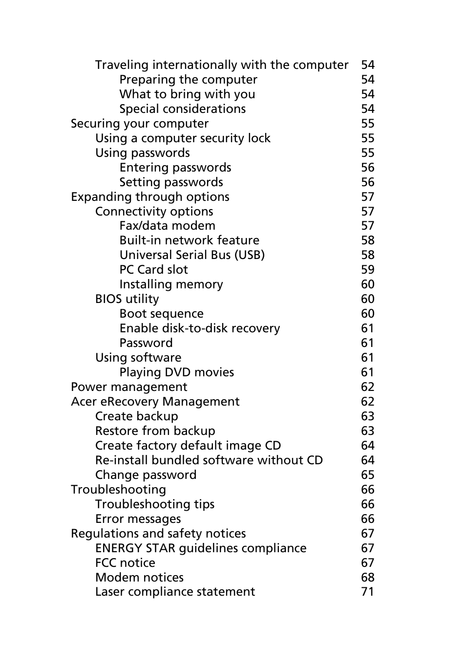 Acer 5610 User Manual | Page 13 / 93