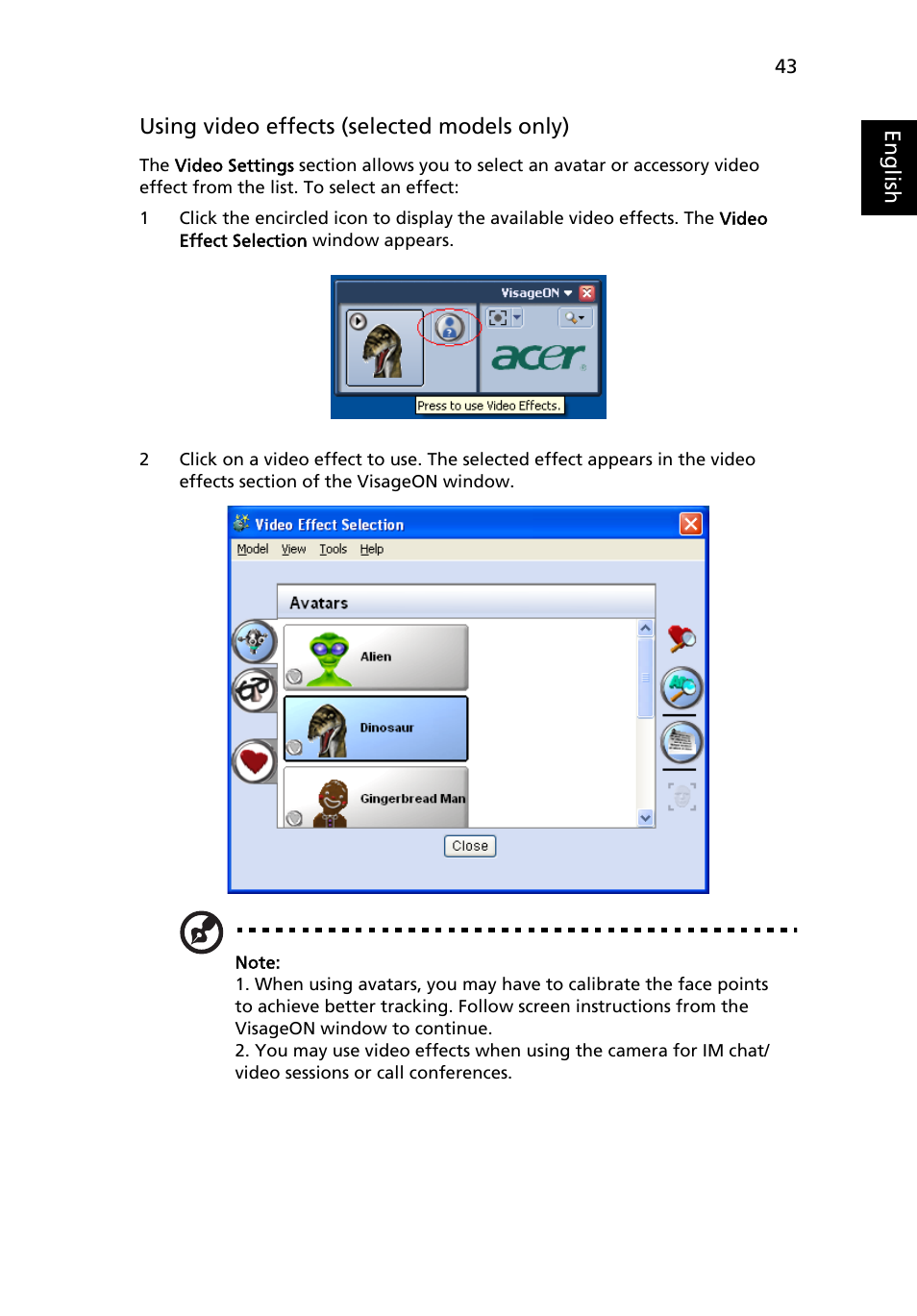 Acer 5610 User Manual | Page 57 / 93
