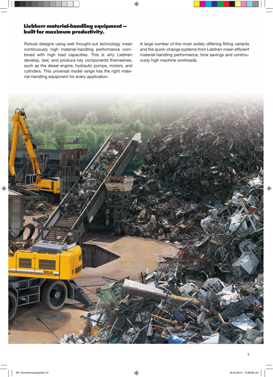 Liebherr R 944 C Litronic Material Handler User Manual | Page 3 / 12