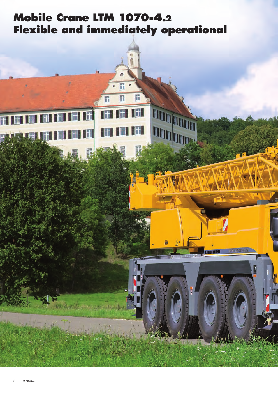 Flexible and immediately operational | Liebherr LTM 1070-4.2 User Manual | Page 2 / 16