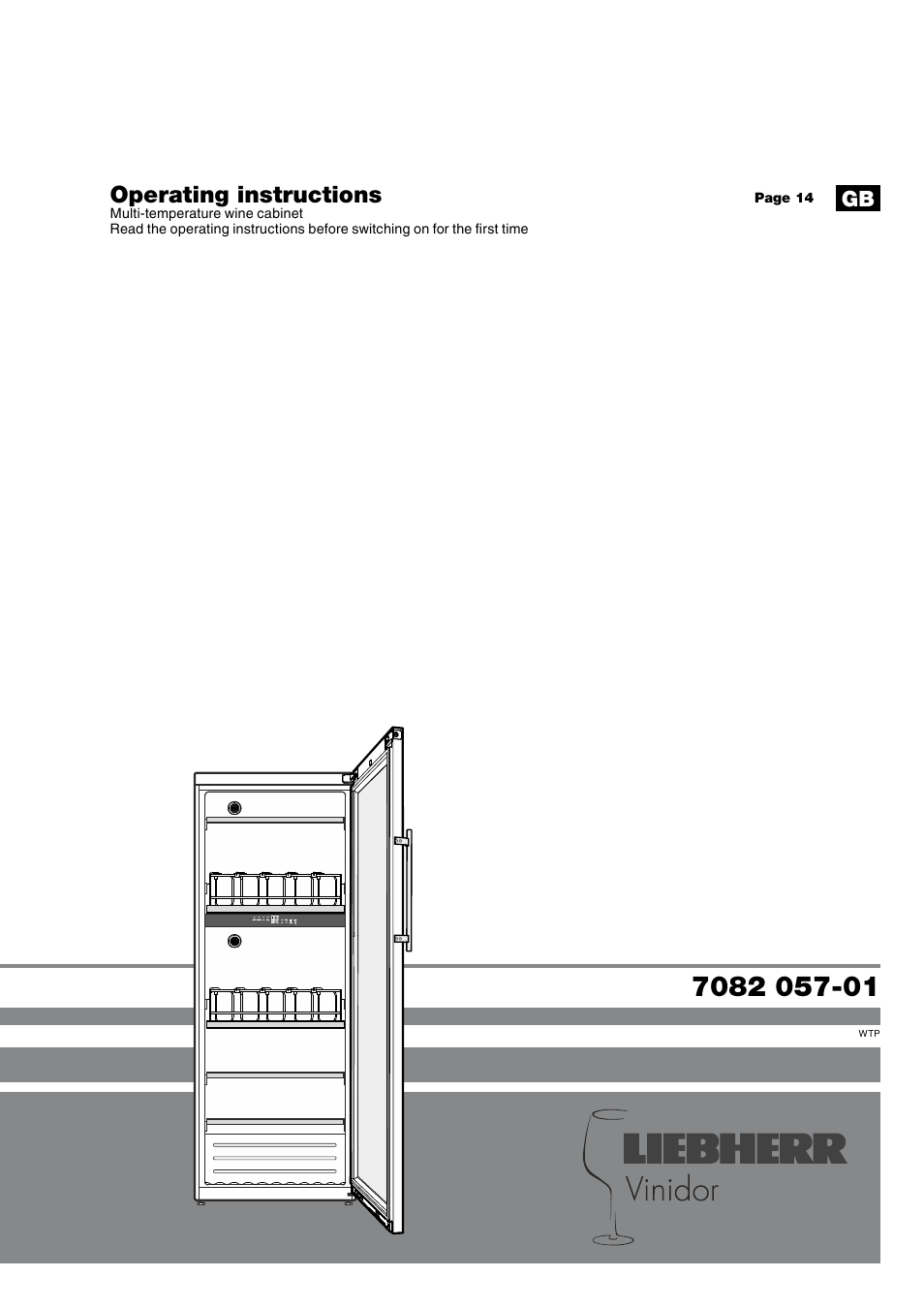 Liebherr WTpes 5972 Vinidor User Manual | 13 pages