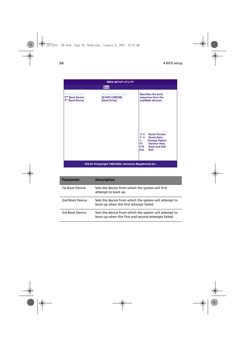 Acer Altos G510 series User Manual | Page 104 / 134