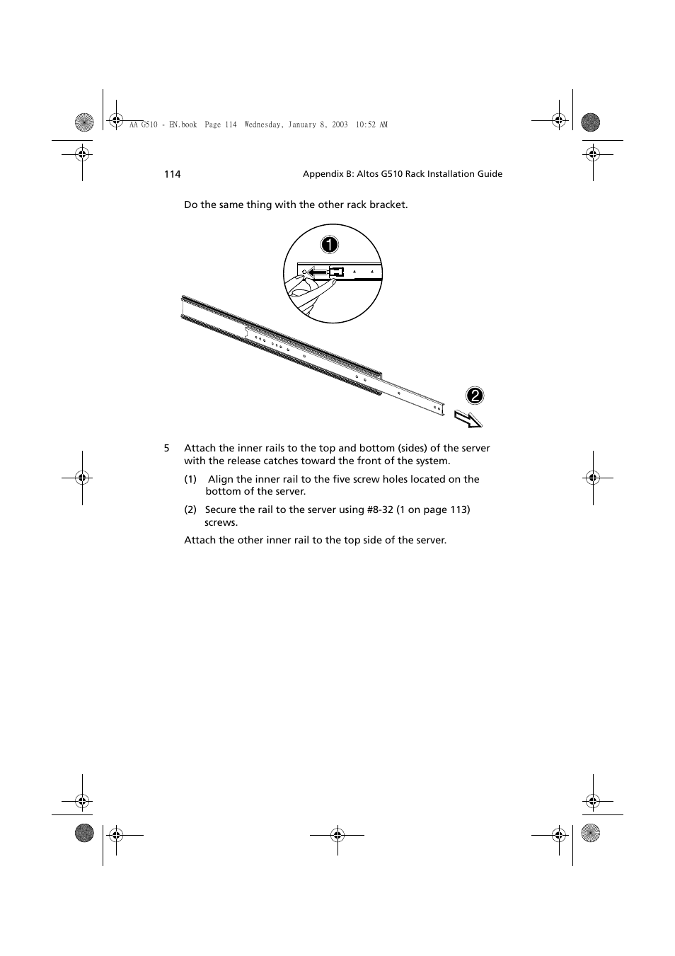 Acer Altos G510 series User Manual | Page 124 / 134