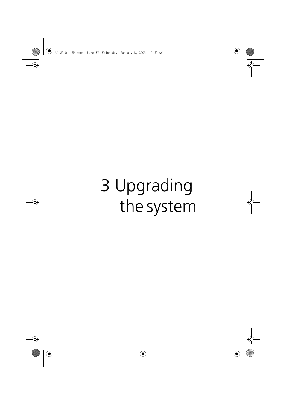 3 upgrading the system, 3 upgrading the, System | Acer Altos G510 series User Manual | Page 45 / 134