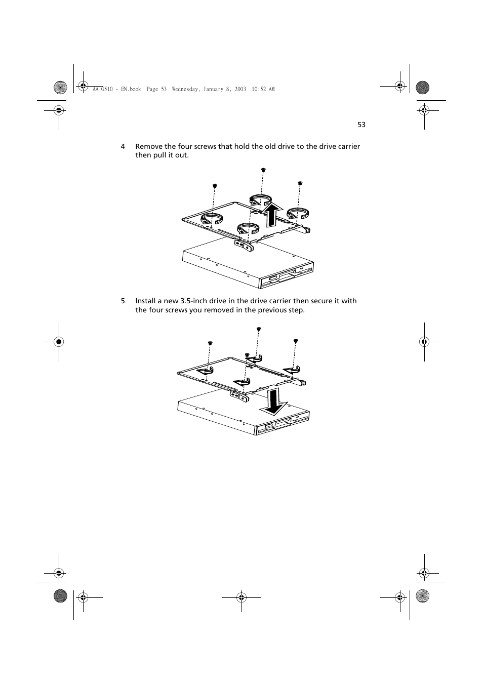 Acer Altos G510 series User Manual | Page 63 / 134