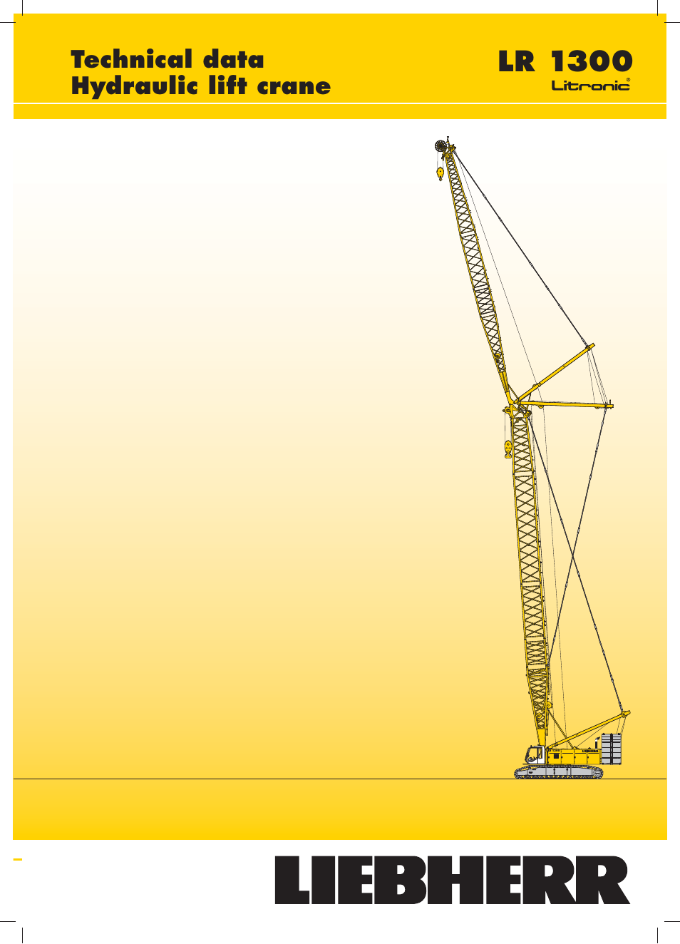 Liebherr LR 1300 User Manual | 36 pages