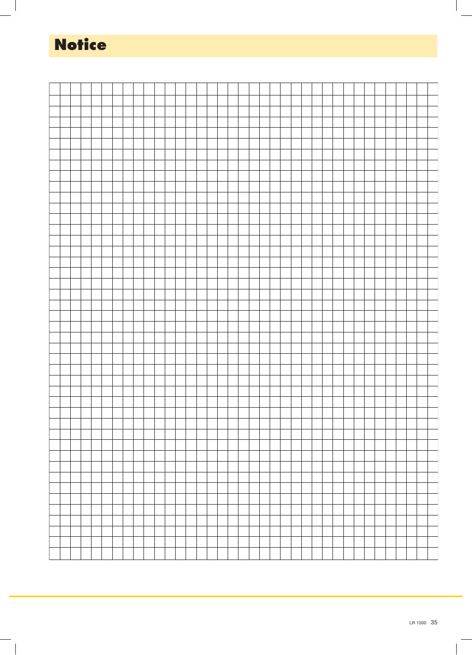 Notice | Liebherr LR 1300 User Manual | Page 35 / 36