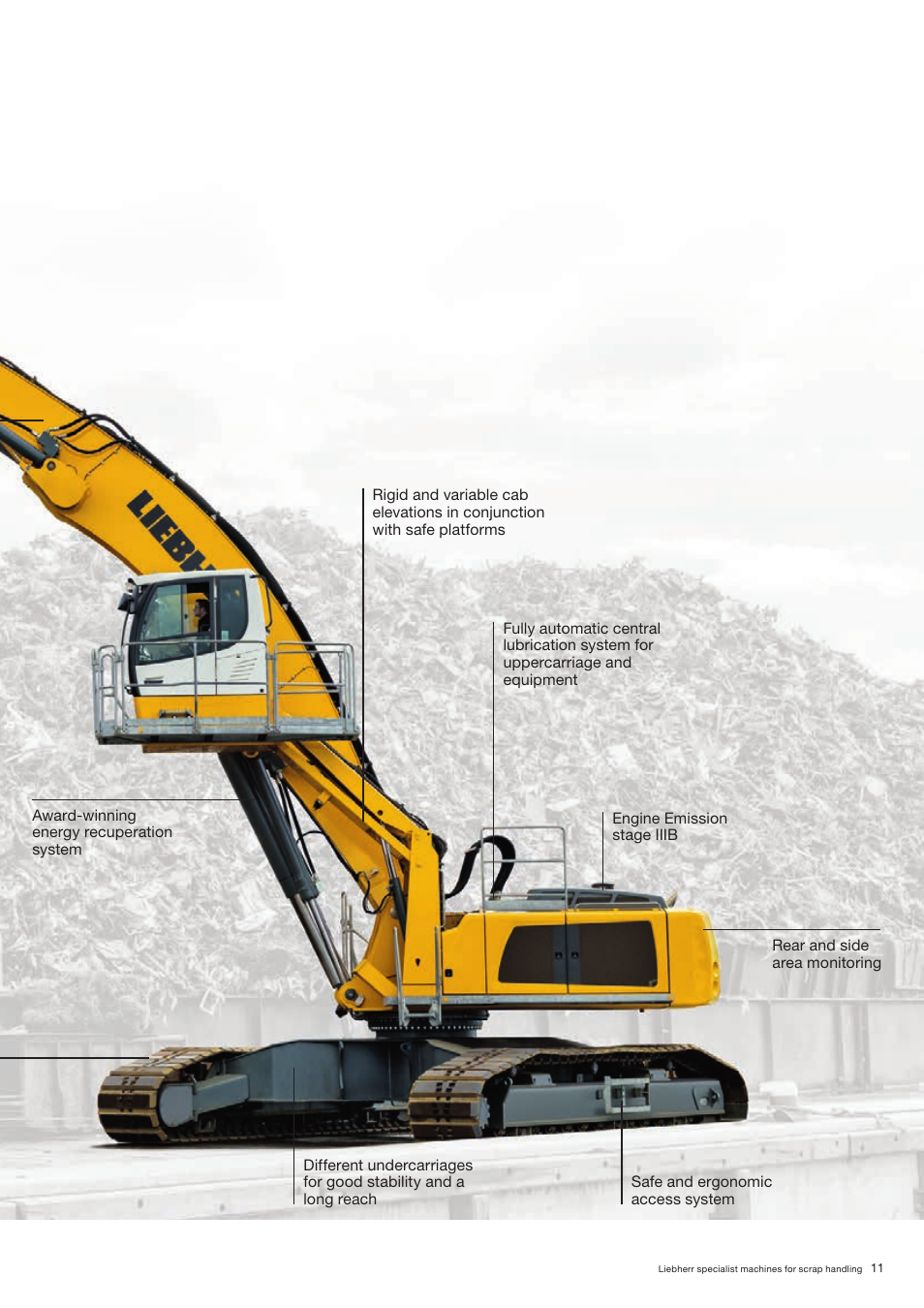 Liebherr A 944 C HD Litronic High Rise Material Handler User Manual | Page 11 / 20