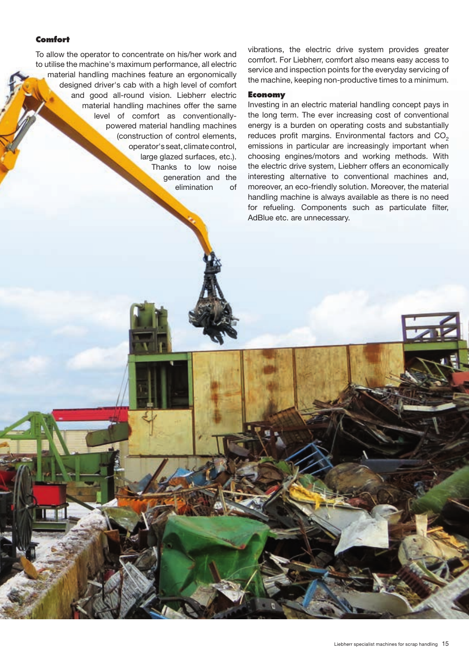 Liebherr A 944 C HD Litronic High Rise Material Handler User Manual | Page 15 / 20