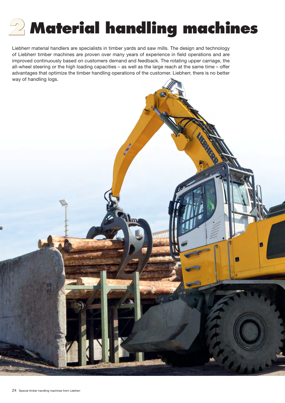 Material handling machines | Liebherr LH 80 C Litronic User Manual | Page 24 / 56