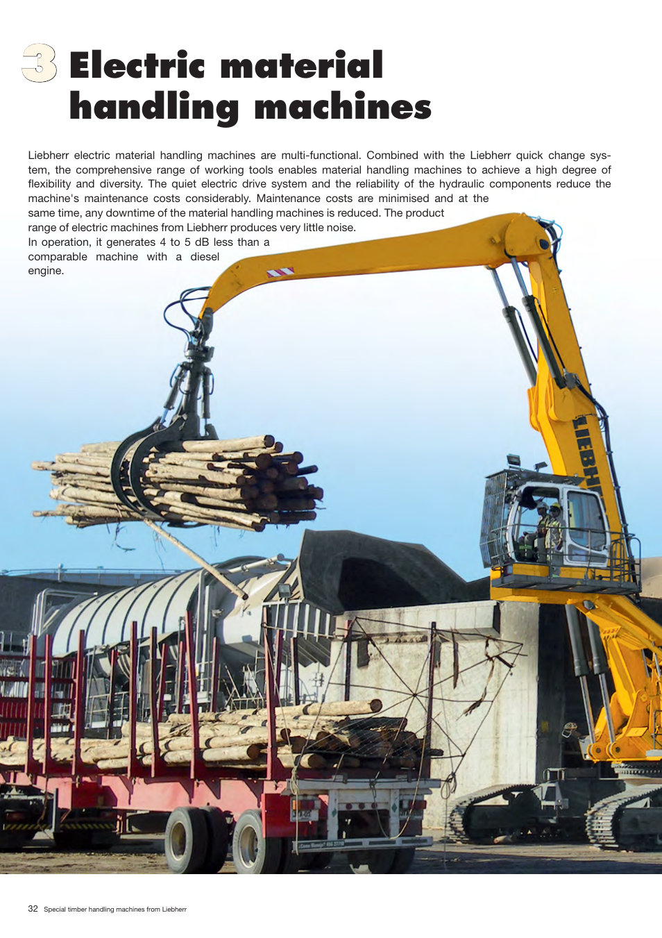 Electric material handling machines | Liebherr LH 80 C Litronic User Manual | Page 32 / 56