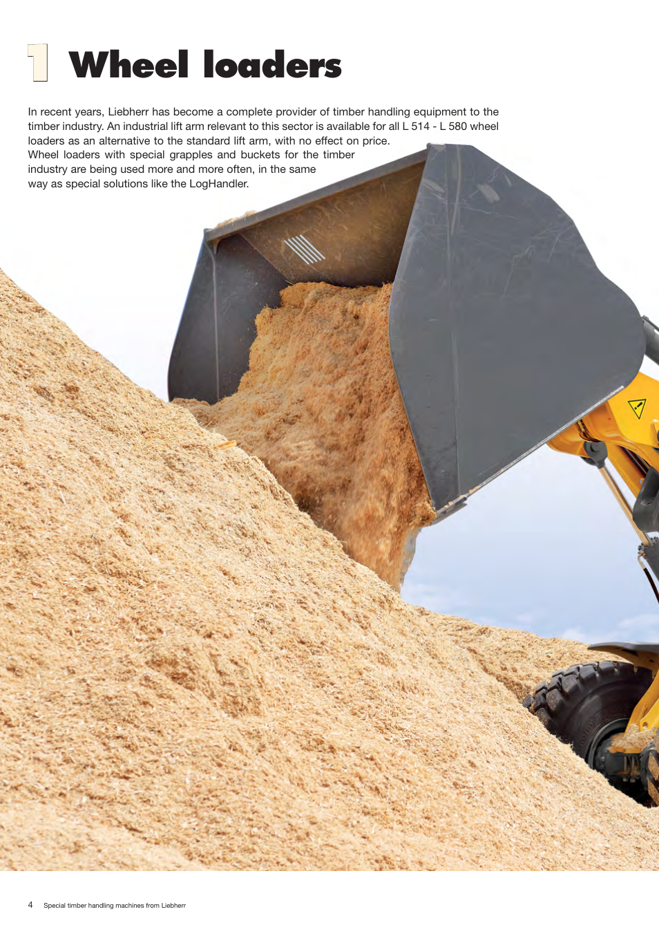 Wheel loaders | Liebherr LH 80 C Litronic User Manual | Page 4 / 56