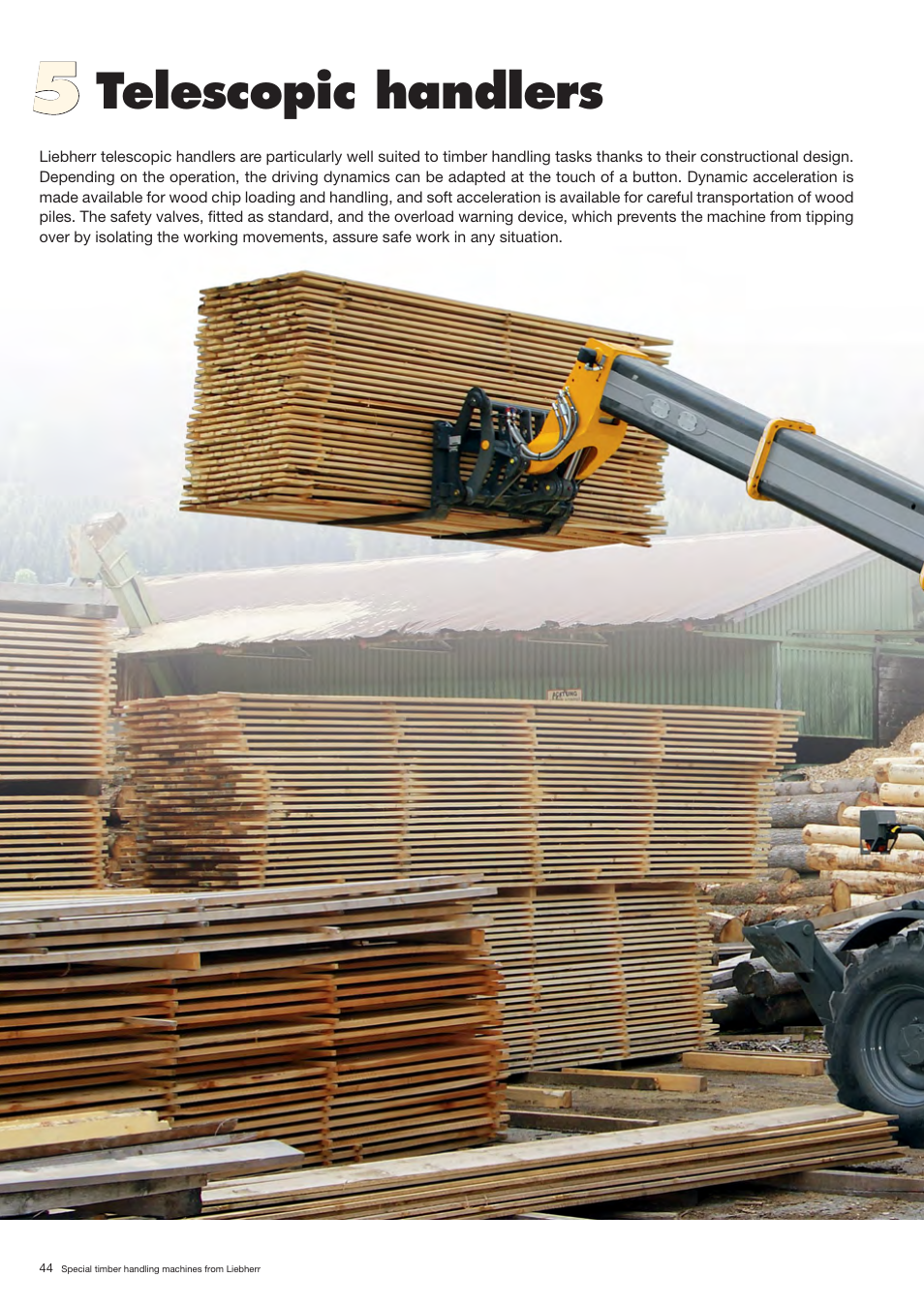 Telescopic handlers | Liebherr LH 80 C Litronic User Manual | Page 44 / 56