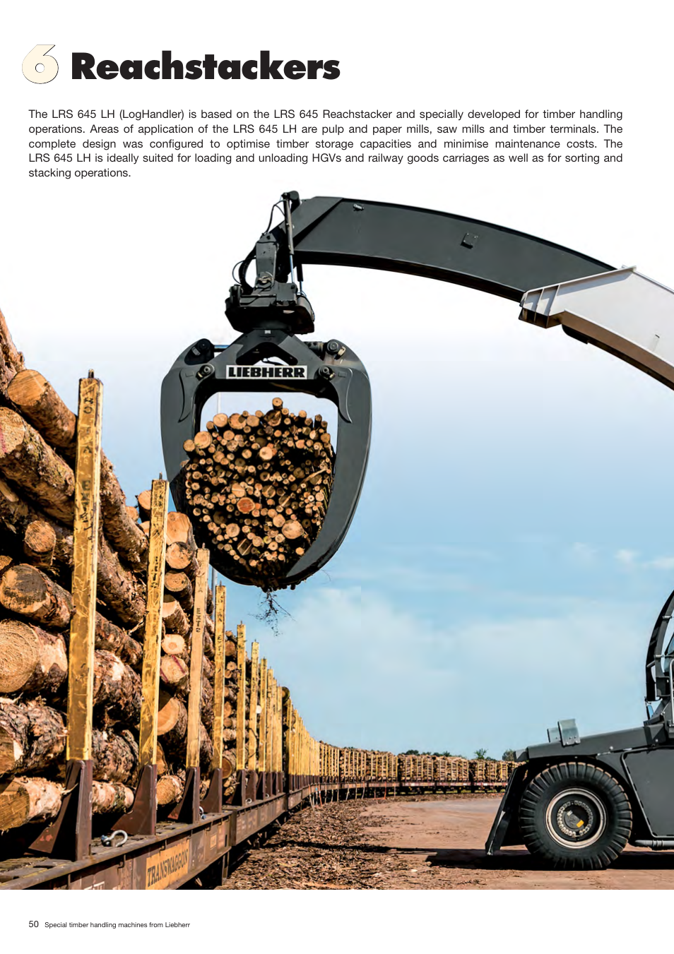 Reachstackers | Liebherr LH 80 C Litronic User Manual | Page 50 / 56