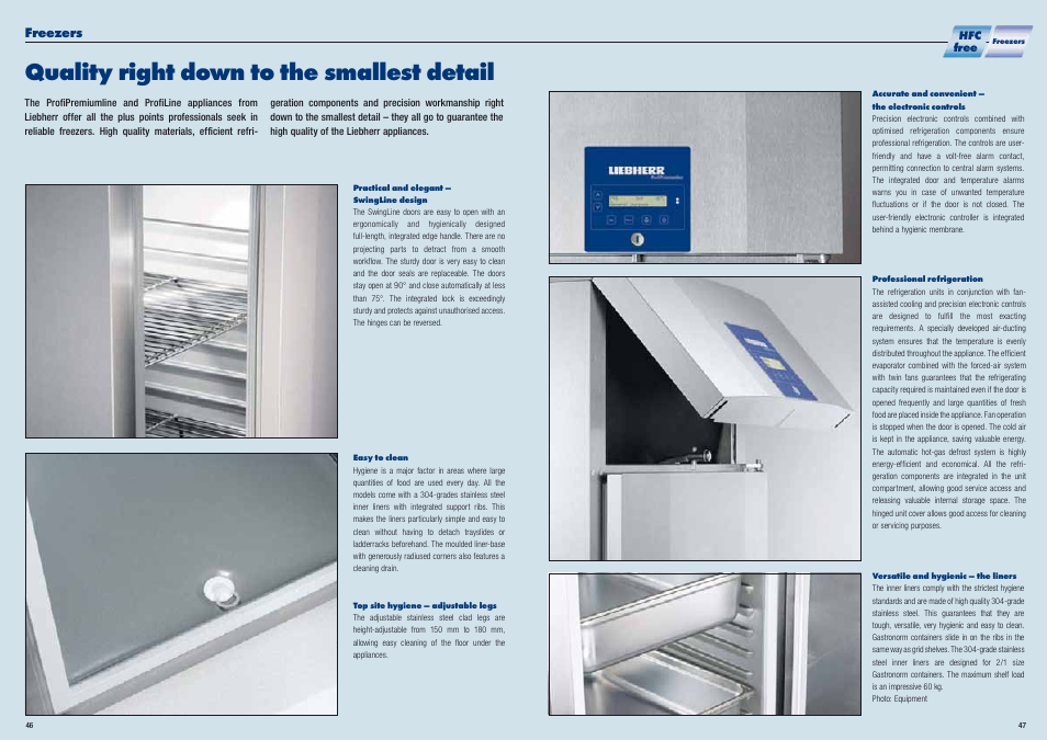 Quality right down to the smallest detail, Freezers | Liebherr WKt 5552 GrandCru User Manual | Page 24 / 51