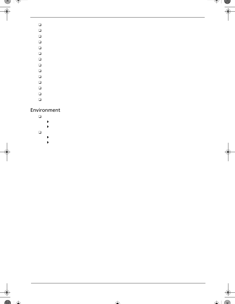 Environment | Acer 5320 User Manual | Page 13 / 182