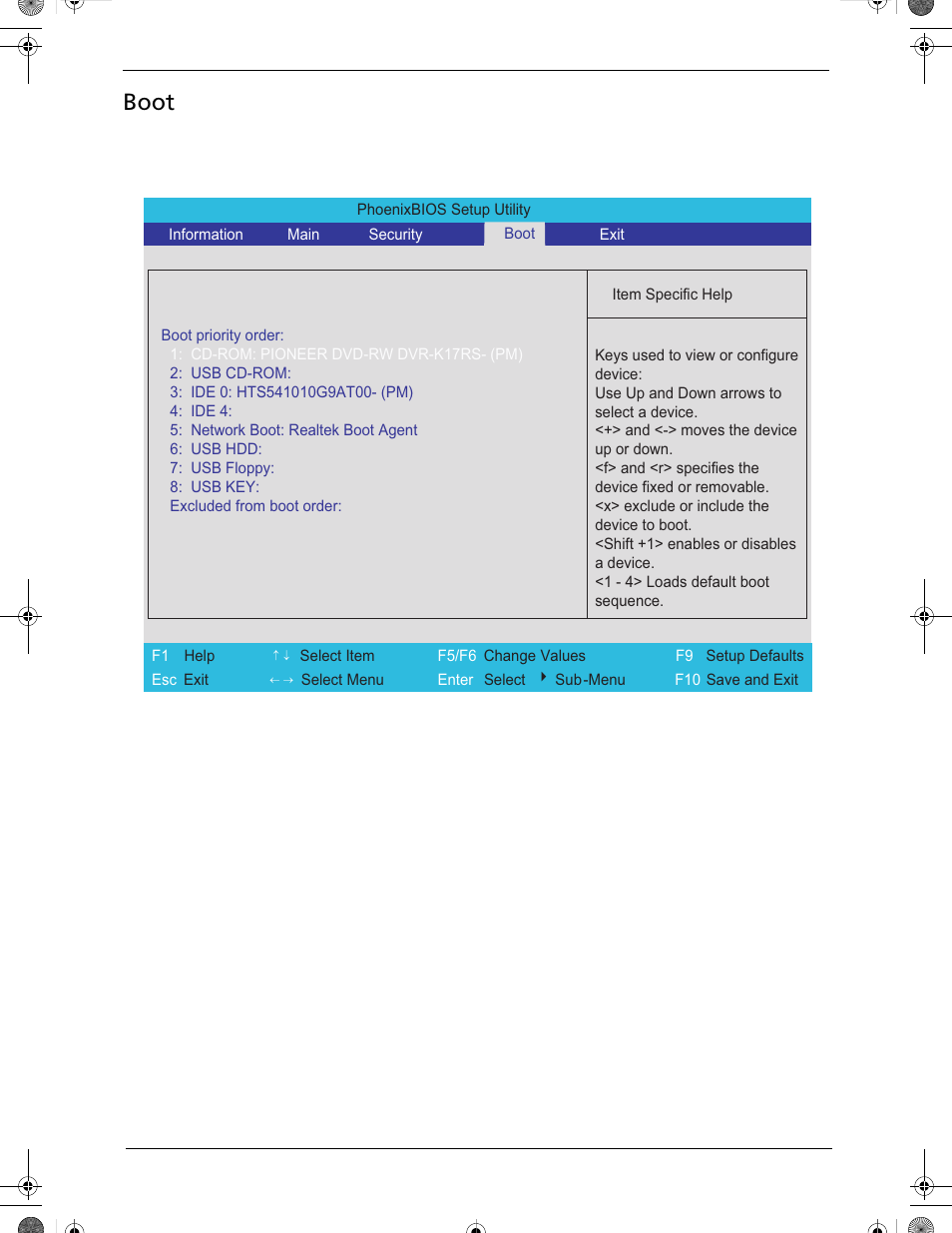 Boot | Acer 5320 User Manual | Page 59 / 182