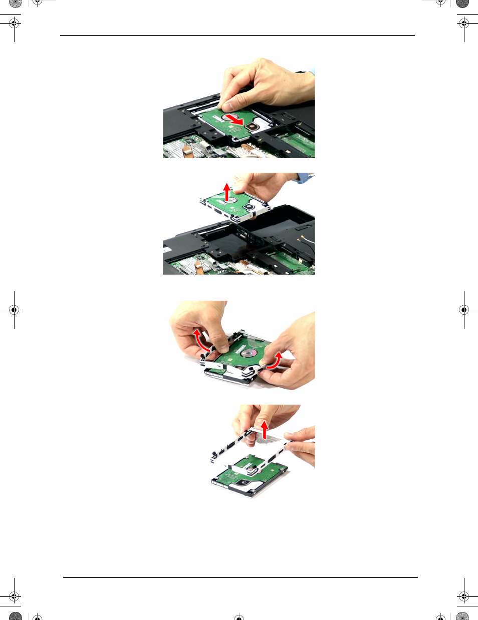 Removing the optical drive module | Acer 5320 User Manual | Page 76 / 182