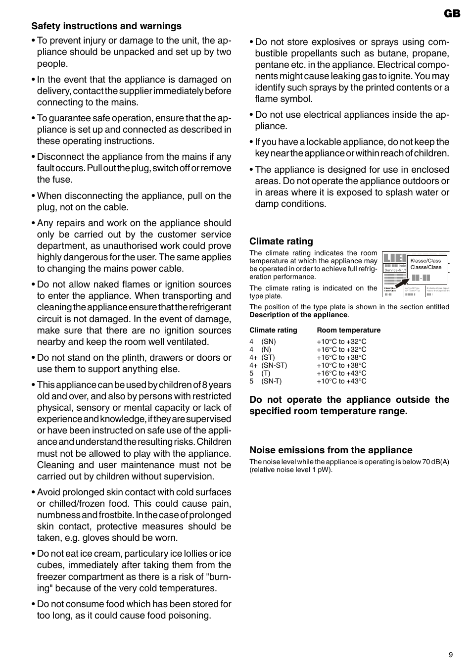 Liebherr GG 4010 User Manual | Page 3 / 7