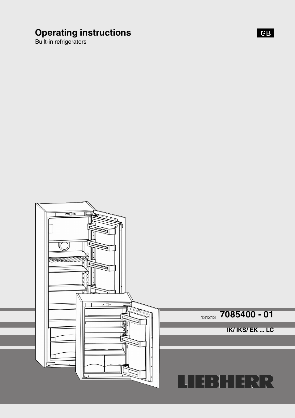 Liebherr EK 1610 Comfort User Manual | 10 pages