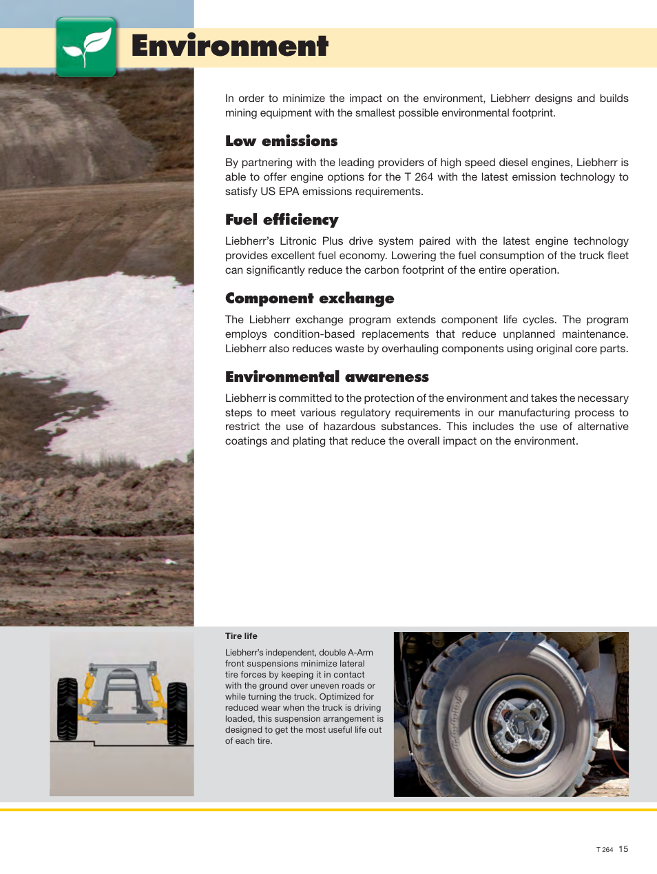 Environment | Liebherr T 264 User Manual | Page 15 / 24