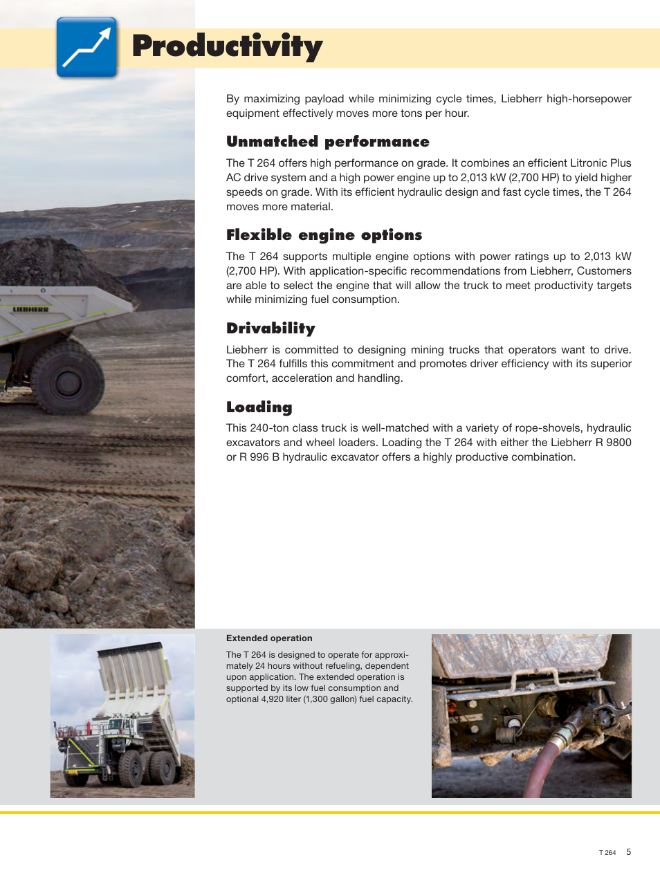 Productivity | Liebherr T 264 User Manual | Page 5 / 24