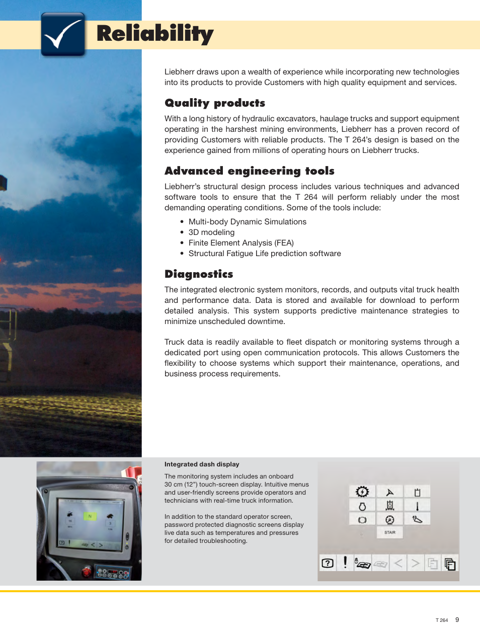 Reliability | Liebherr T 264 User Manual | Page 9 / 24