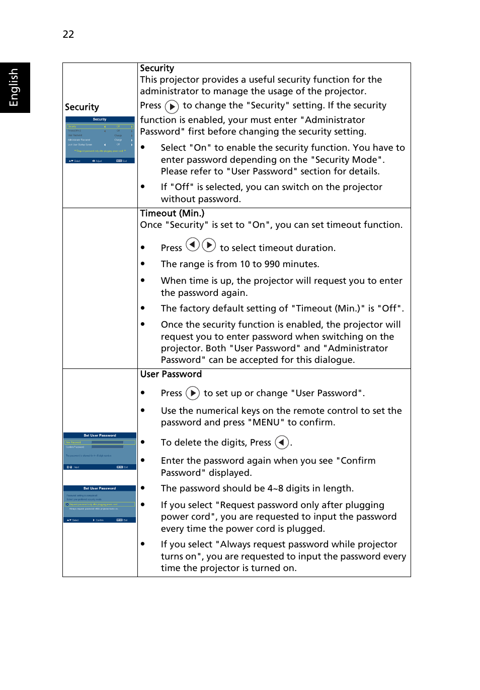 Acer X1230 User Manual | Page 34 / 56