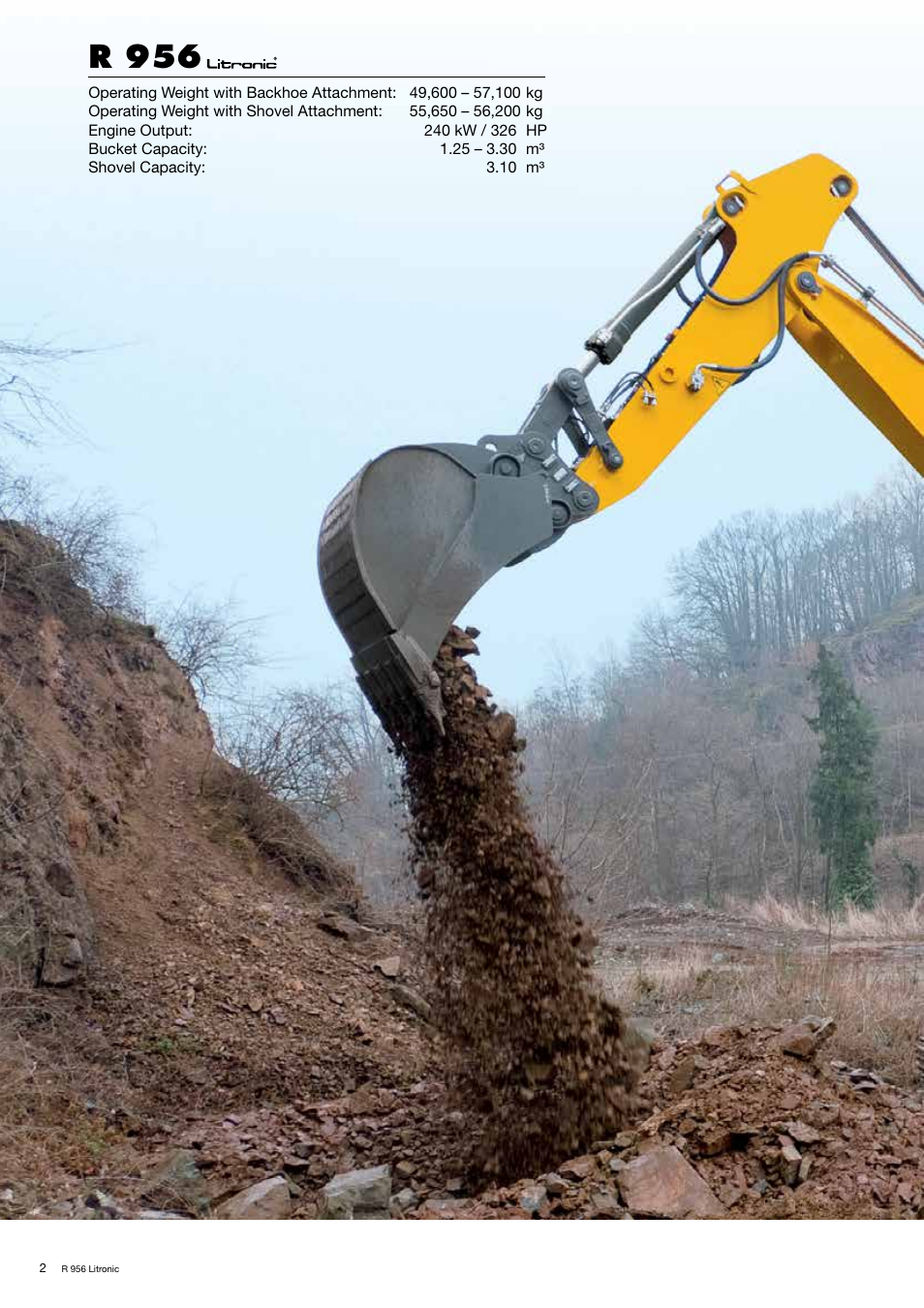 R 956 | Liebherr R 956 User Manual | Page 2 / 40