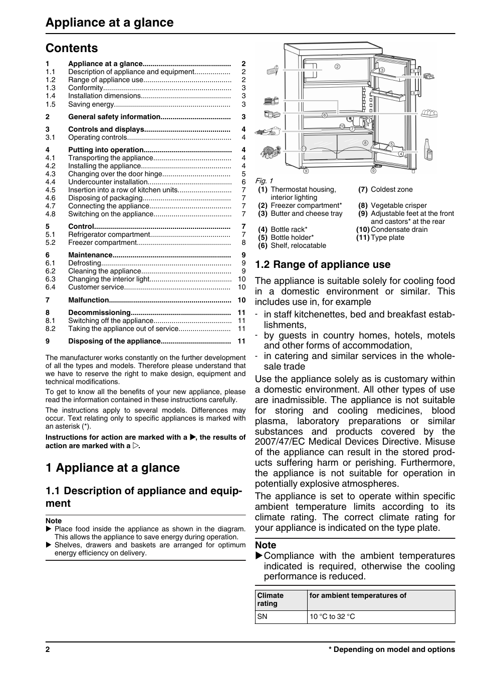 Liebherr TP 1714 Comfort User Manual | Page 2 / 12