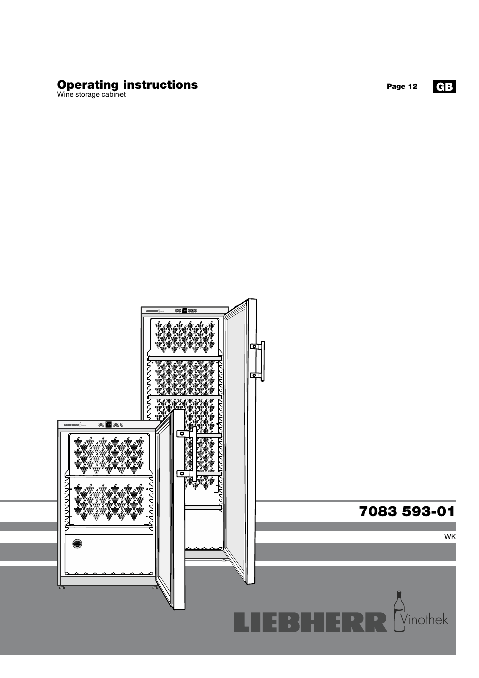 Liebherr WKb 3212 Vinothek User Manual | 11 pages