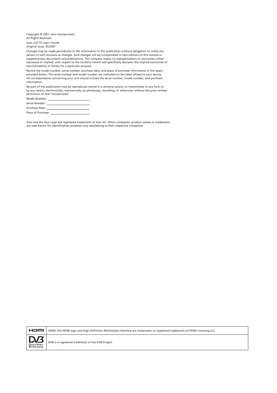 Acer AT3235 User Manual | Page 2 / 24