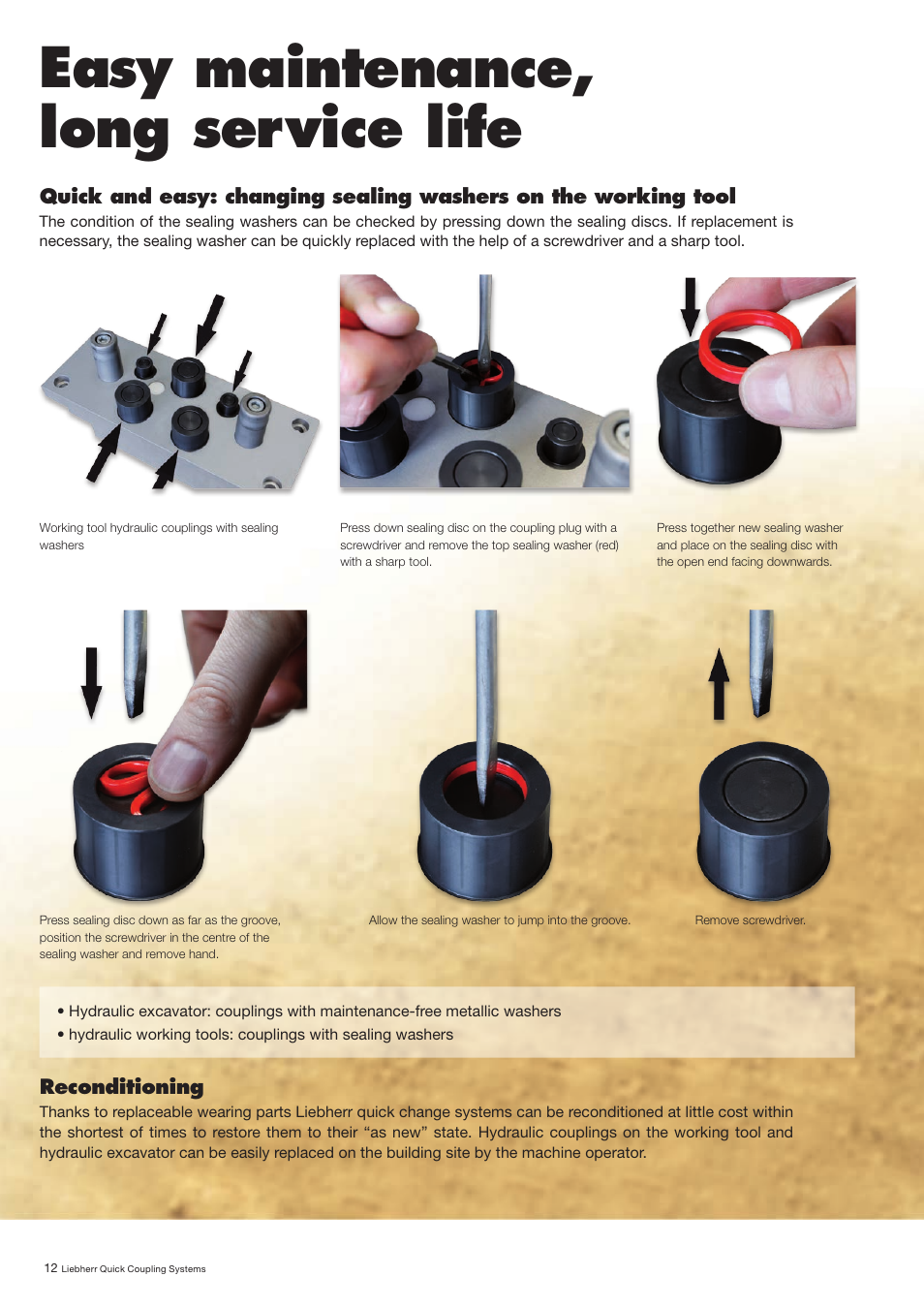 Easy maintenance, long service life | Liebherr R 926 User Manual | Page 12 / 16