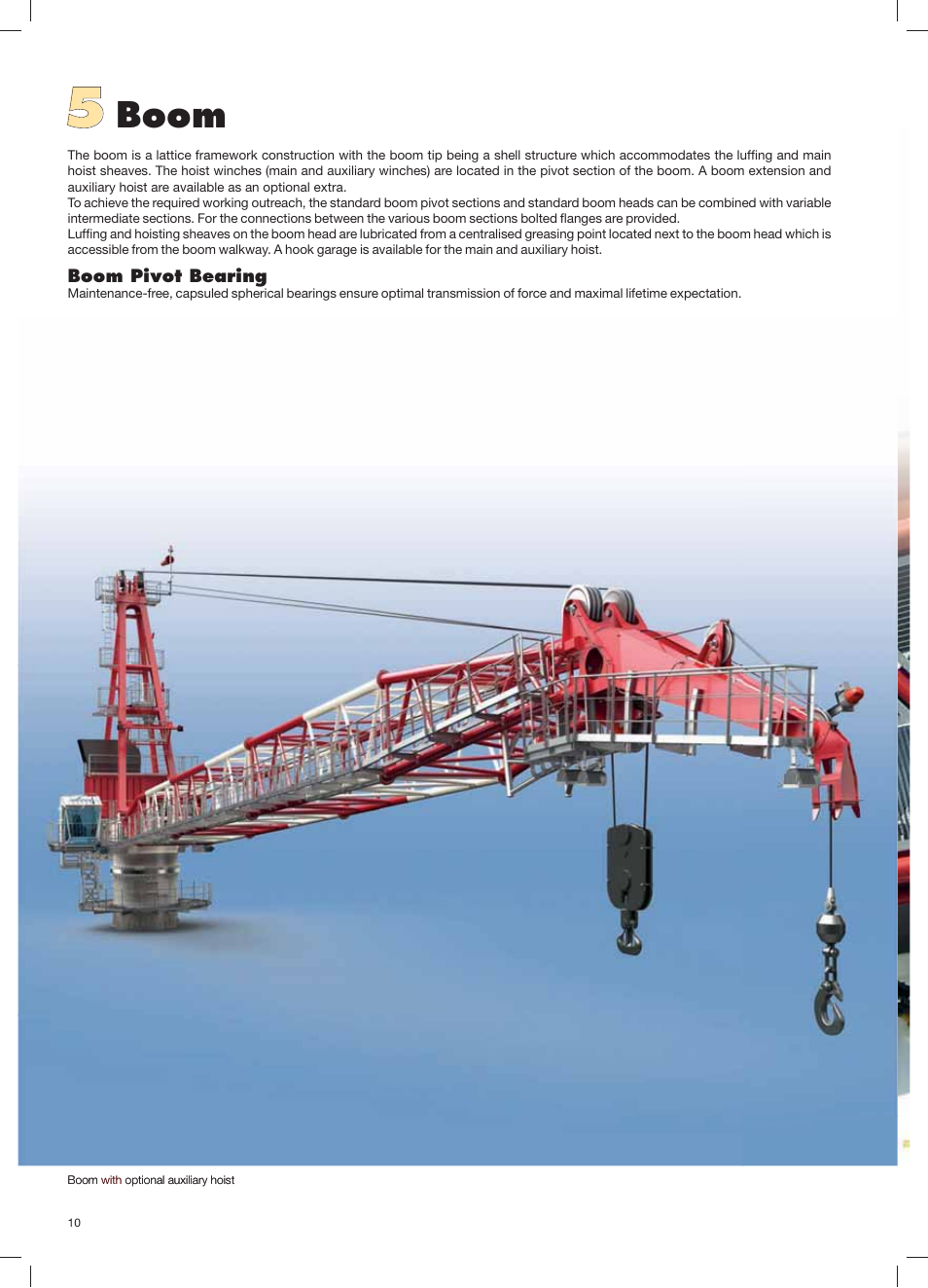 Boom | Liebherr BOS 14000 User Manual | Page 10 / 20