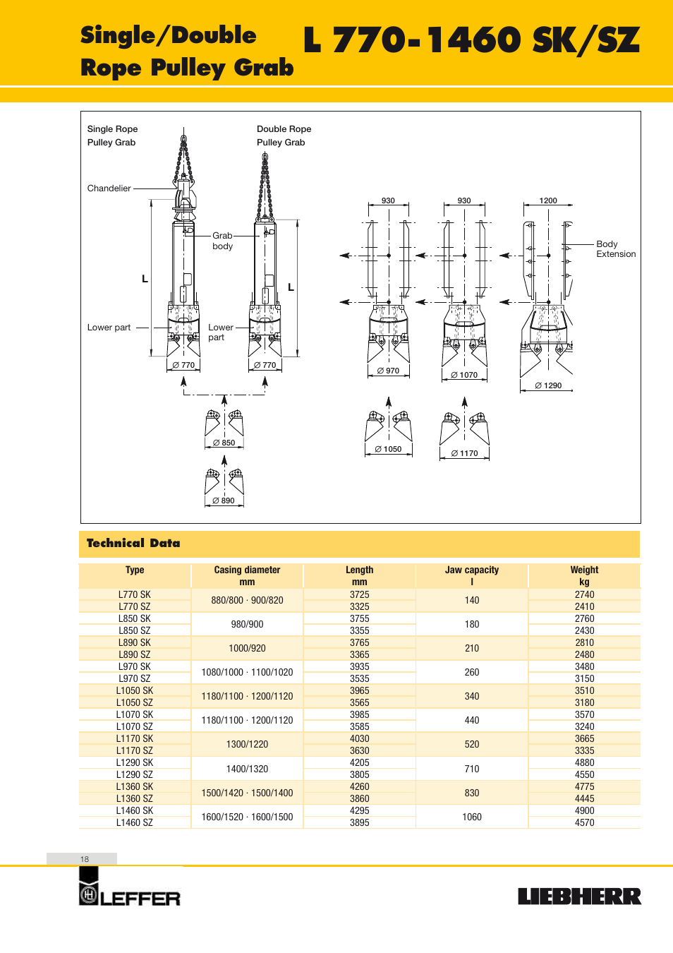 Single/double rope pulley grab | Liebherr HS 835 HD Litronic User Manual | Page 18 / 32