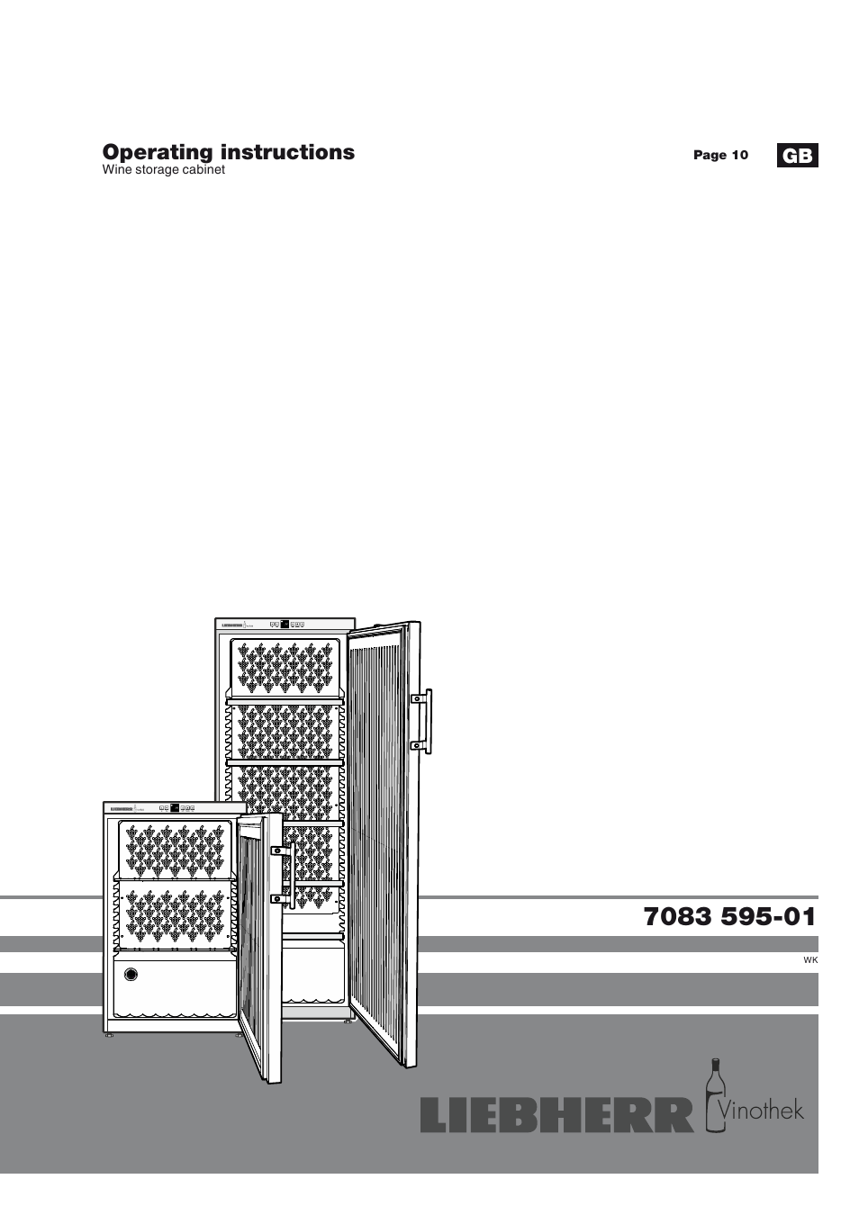 Liebherr WKr 3211 Vinothek User Manual | 9 pages