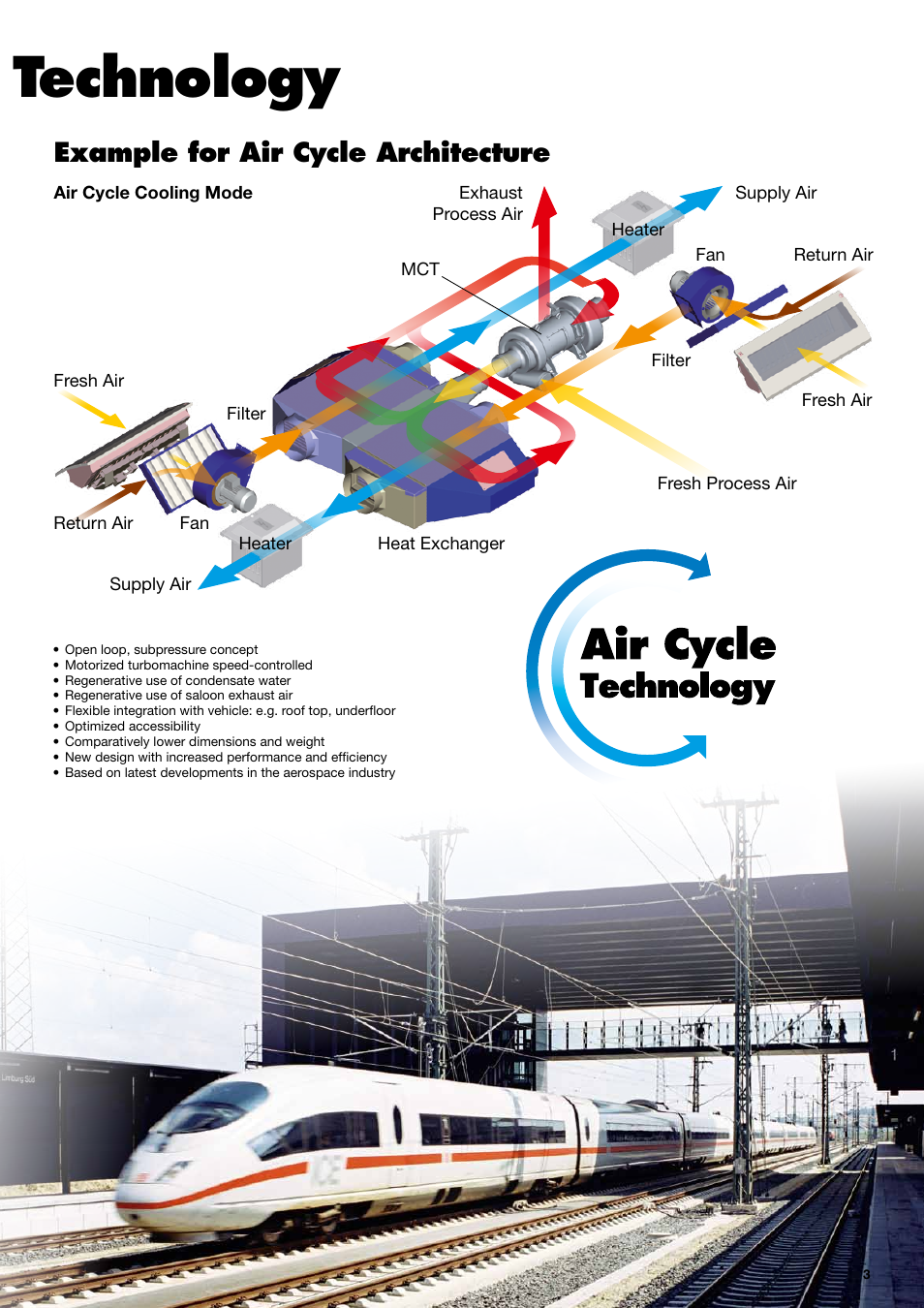 Eco-friendly air conditioning technology, Example for air cycle architecture | Liebherr Downloads User Manual | Page 3 / 12