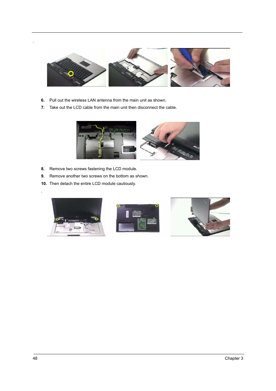 Acer 3610 User Manual | Page 54 / 93