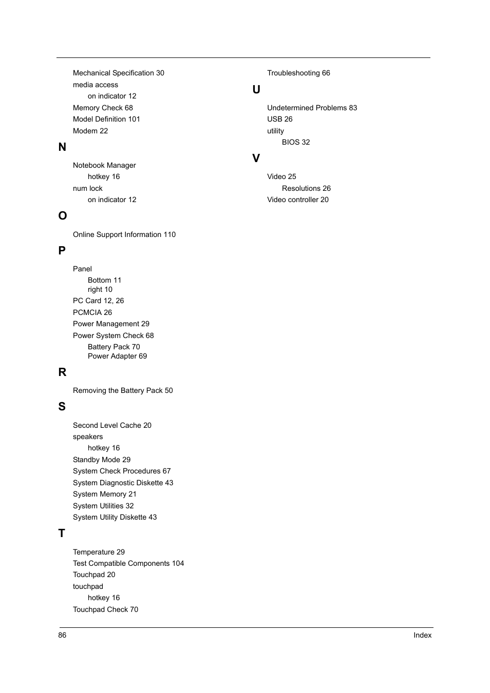 Acer 3610 User Manual | Page 92 / 93
