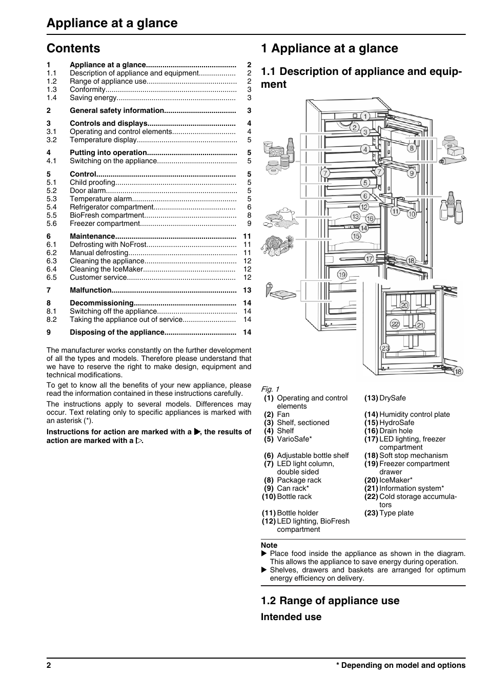 Liebherr ICBN 3356 Premium BioFresh NoFrost User Manual | Page 2 / 16