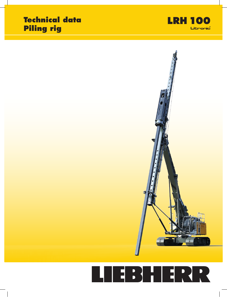 Liebherr LRH 100 User Manual | 12 pages