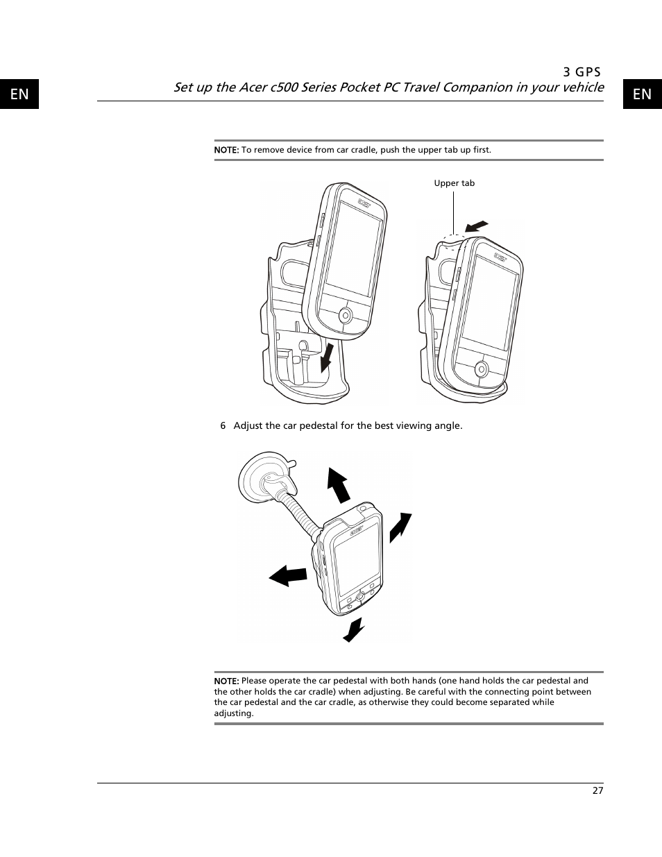 Acer C500 User Manual | Page 43 / 54