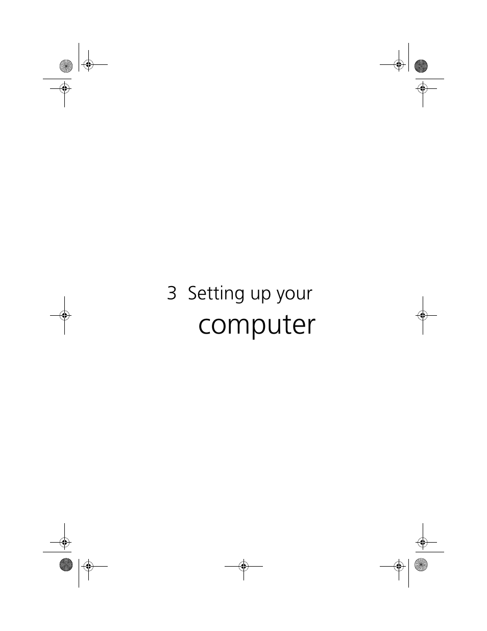 3 setting up your computer, Computer | Acer Aspire 3300S User Manual | Page 31 / 61