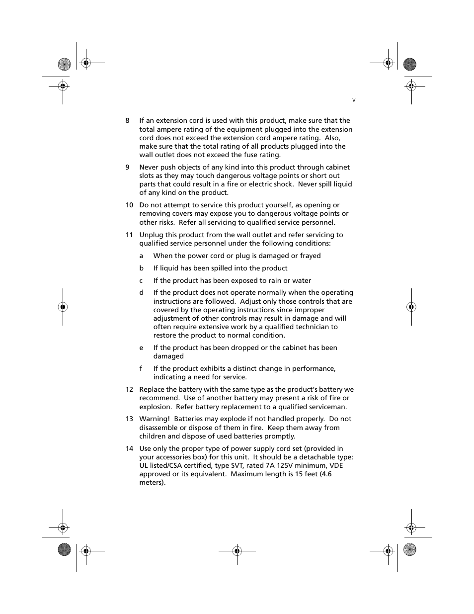 Acer Aspire 3300S User Manual | Page 5 / 61