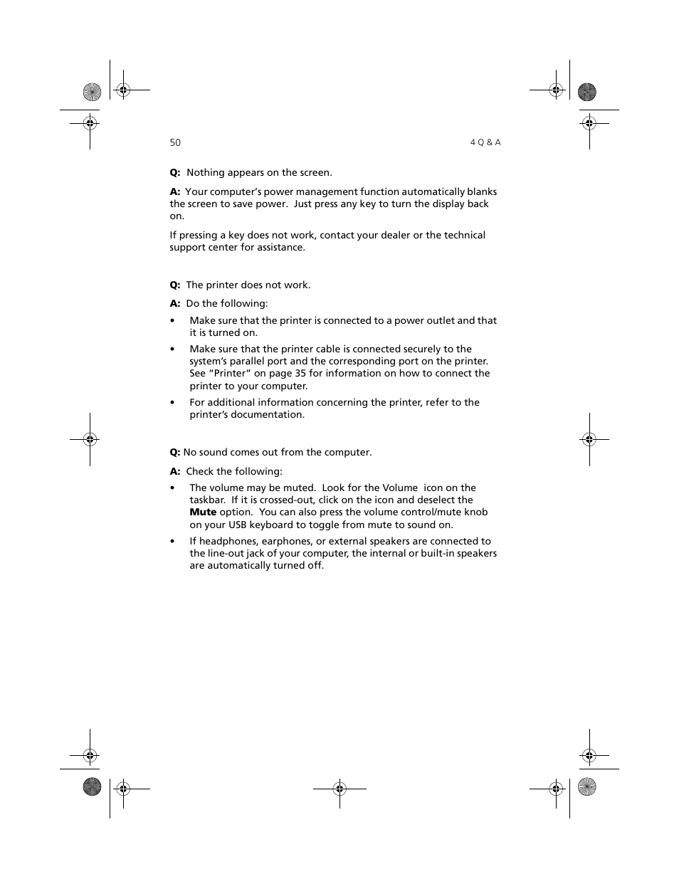 Acer Aspire 3300S User Manual | Page 58 / 61