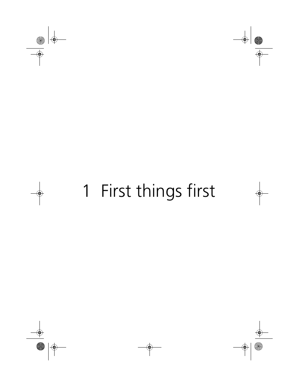 1 first things first | Acer Aspire 3300S User Manual | Page 9 / 61