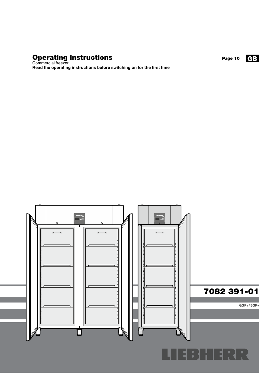 Liebherr GGPv 6570 ProfiLine User Manual | 9 pages