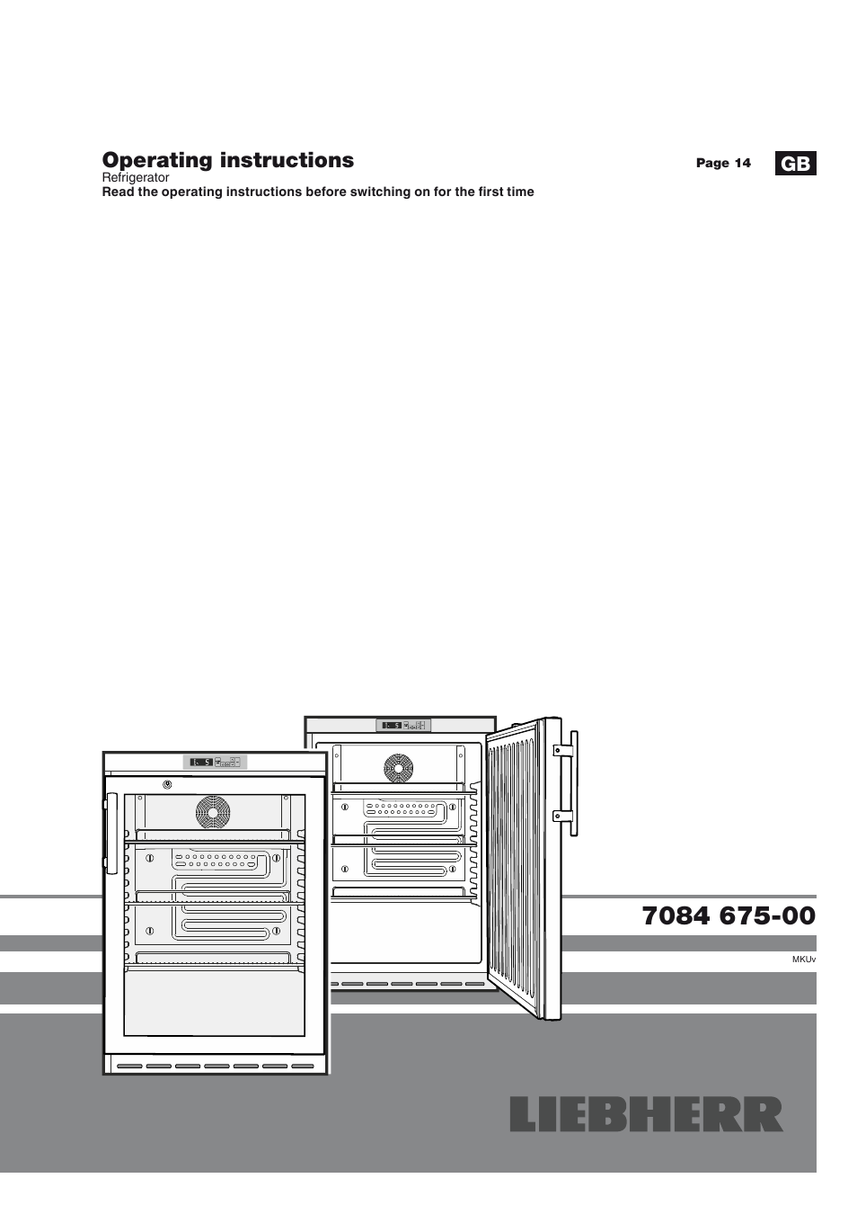 Liebherr MKUv 1610 User Manual | 13 pages